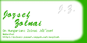 jozsef zolnai business card